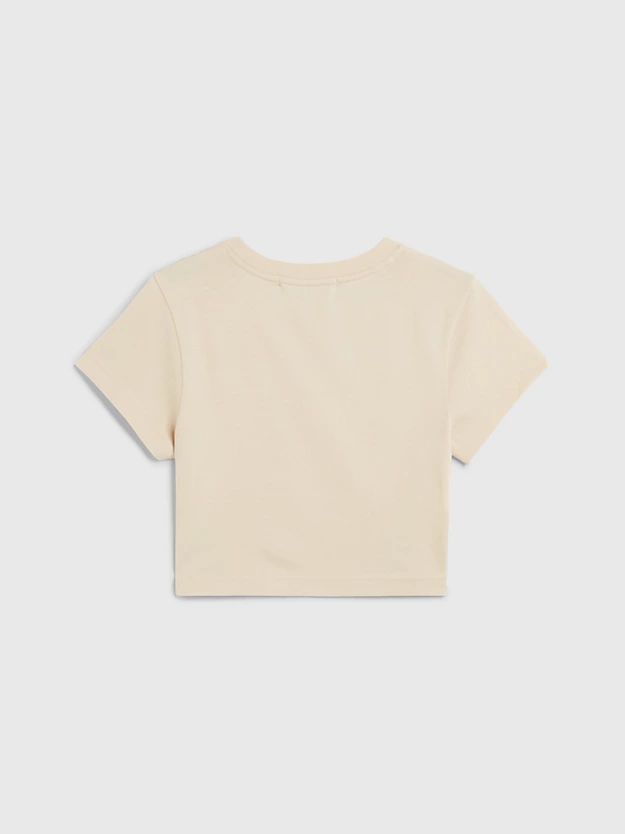 Calvin Klein Cropped Monogram T-shirt 9 Calvin Klein Cropped Monogram T-shirt - Image 7