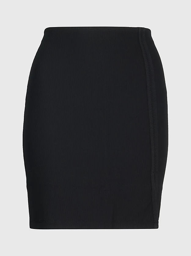 Calvin Klein Slim Ribbed Mini Skirt 8 Calvin Klein Slim Ribbed Mini Skirt - Image 6