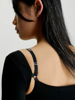 Calvin Klein Strap Detail Bodycon Mini Dress -Everywear Shop J20J222193 BEH alternate3