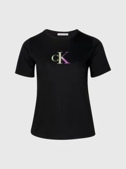 Calvin Klein Plus Size Gradient Logo T-shirt 11 Calvin Klein Plus Size Gradient Logo T-shirt -Everywear Shop J20J222400 BEH alternate4