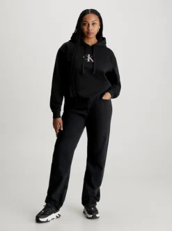 Calvin Klein Plus Size Gradient Logo Hoodie 10 Calvin Klein Plus Size Gradient Logo Hoodie -Everywear Shop J20J222401 BEH alternate3