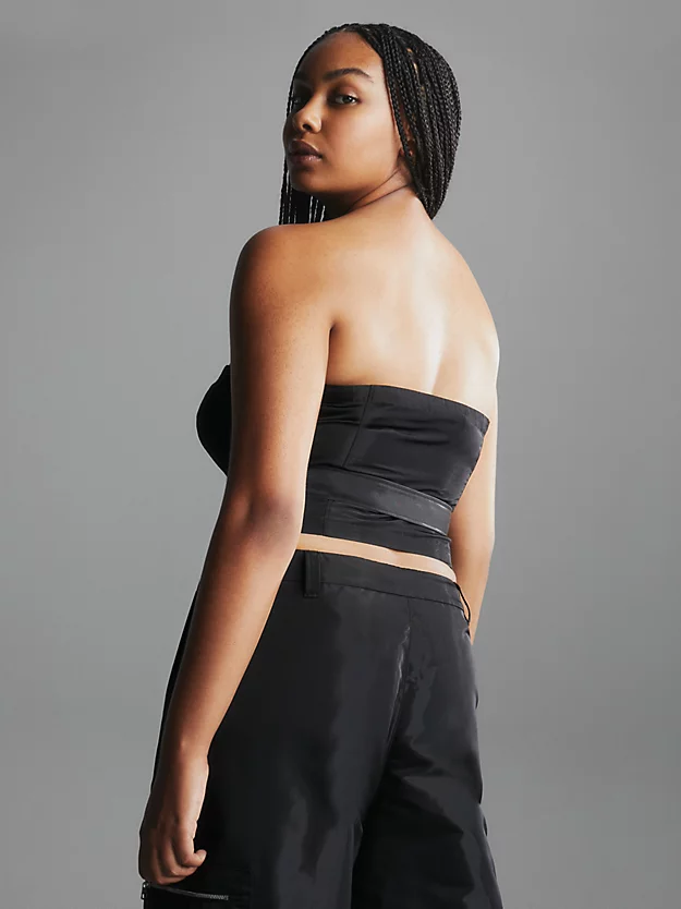 Calvin Klein Zip Up Corset Top 5 Calvin Klein Zip Up Corset Top - Image 3