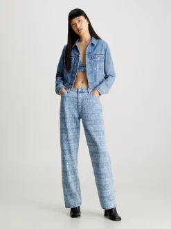 Calvin Klein 90's Cropped Denim Jacket -Everywear Shop J20J223014 1A4 alternate3