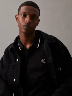 Calvin Klein Slim Polo Shirt -Everywear Shop J30J315603 BAE alternate2