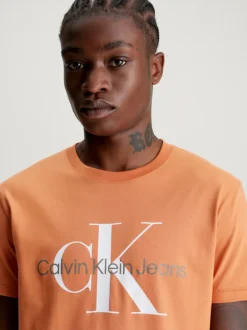 Calvin Klein Slim Organic Cotton Logo T-shirt -Everywear Shop J30J320806 SEC alternate3