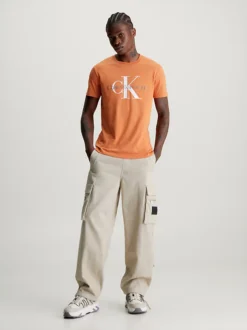 Calvin Klein Slim Organic Cotton Logo T-shirt -Everywear Shop J30J320806 SEC alternate4