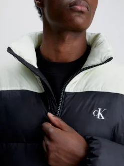 Calvin Klein Colour Block Puffer Jacket -Everywear Shop J30J323461 LCE alternate3