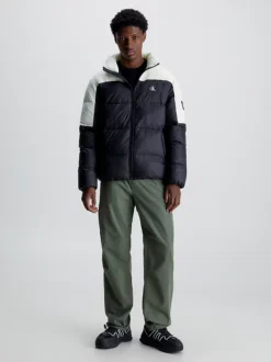 Calvin Klein Colour Block Puffer Jacket -Everywear Shop J30J323461 LCE alternate4