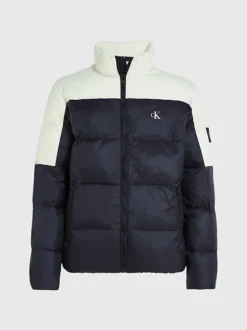 Calvin Klein Colour Block Puffer Jacket -Everywear Shop J30J323461 LCE alternate5