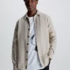 Calvin Klein Cotton Flannel Shirt -Everywear Shop J30J323972 PED main
