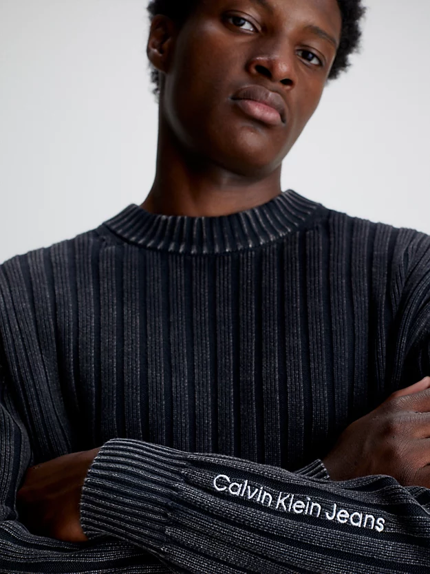 Calvin Klein Relaxed Combed Cotton Jumper 5 Calvin Klein Relaxed Combed Cotton Jumper - Image 3