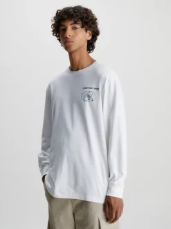 Calvin Klein Back Print Long Sleeve T-shirt