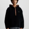Calvin Klein Sherpa Zip Neck Hoodie