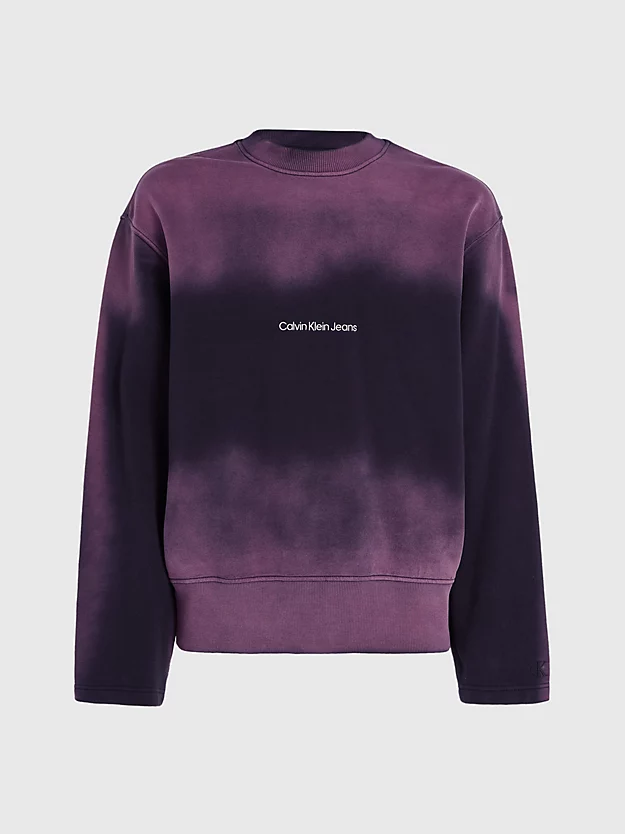 Calvin Klein Relaxed Spray Print Sweatshirt 7 Calvin Klein Relaxed Spray Print Sweatshirt - Image 5