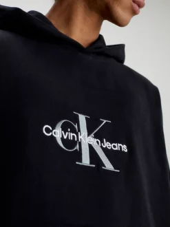 Calvin Klein Oversized Monogram Hoodie 11 Calvin Klein Oversized Monogram Hoodie -Everywear Shop J30J324118 BEH alternate3