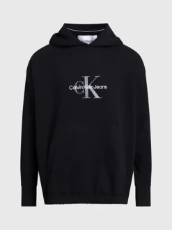 Calvin Klein Oversized Monogram Hoodie 13 Calvin Klein Oversized Monogram Hoodie -Everywear Shop J30J324118 BEH alternate5
