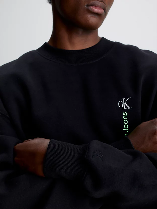 Calvin Klein Oversized Cotton Sweatshirt 6 Calvin Klein Oversized Cotton Sweatshirt - Image 4