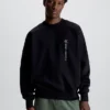 Calvin Klein Oversized Cotton Sweatshirt -Everywear Shop J30J324119 BEH main