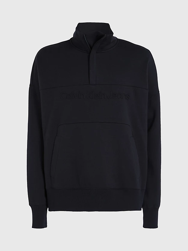Calvin Klein Oversized Zip Neck Sweatshirt 8 Calvin Klein Oversized Zip Neck Sweatshirt - Image 6