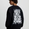Calvin Klein Cotton Back Logo Sweatshirt -Everywear Shop J30J324311 BEH main