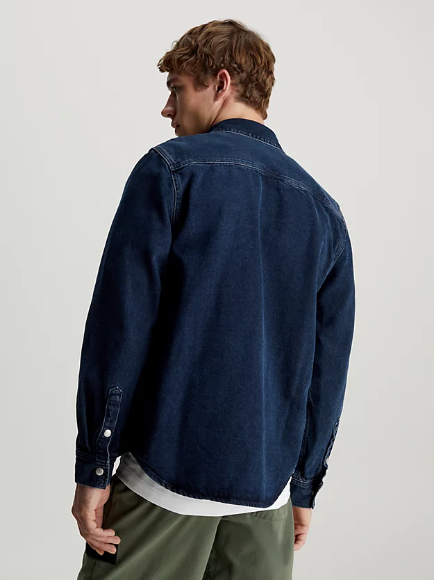 Calvin Klein Relaxed Denim Shirt 4 Calvin Klein Relaxed Denim Shirt - Image 2