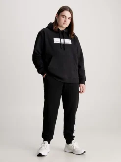 Calvin Klein Plus Size Logo Joggers 10 Calvin Klein Plus Size Logo Joggers -Everywear Shop J30J324512 BEH alternate3