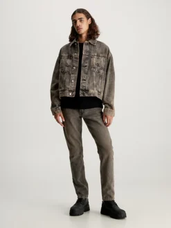 Calvin Klein Unisex Boxy Denim Jacket -Everywear Shop J40J400330 1A4 alternate7