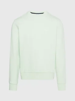 Calvin Klein Micro Logo Cotton Sweatshirt 11 Calvin Klein Micro Logo Cotton Sweatshirt -Everywear Shop K10K109926 LE9 alternate4