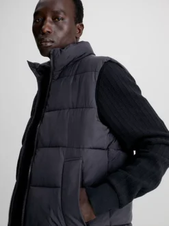 Calvin Klein Quilted Puffer Gilet -Everywear Shop K10K110334 BEH alternate2