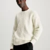 Calvin Klein Wool Blend Cable Knit Jumper