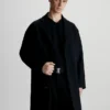 Calvin Klein Relaxed Wool Blend Coat -Everywear Shop K10K111745 BEH main