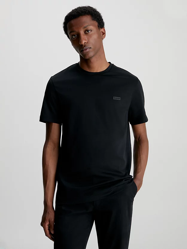 Calvin Klein Mercerized Cotton T-shirt 3 Calvin Klein Mercerized Cotton T-shirt