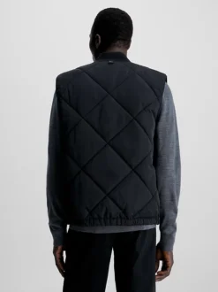 Calvin Klein Quilted Twill Gilet -Everywear Shop K10K111878 BEH alternate1