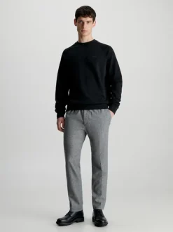 Calvin Klein Cotton Modal Sweatshirt -Everywear Shop K10K112573 BEH alternate3