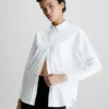 Calvin Klein Relaxed Cotton Satin Shirt
