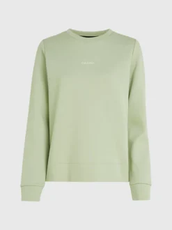 Calvin Klein Cotton Micro Logo Sweatshirt 13 Calvin Klein Cotton Micro Logo Sweatshirt -Everywear Shop K20K205453 LDN alternate5