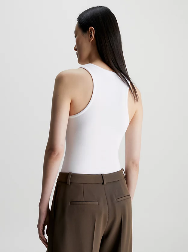Calvin Klein Skinny Ribbed Modal Tank Top 4 Calvin Klein Skinny Ribbed Modal Tank Top - Image 2