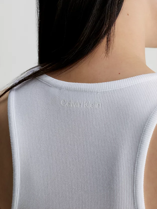 Calvin Klein Skinny Ribbed Modal Tank Top 5 Calvin Klein Skinny Ribbed Modal Tank Top - Image 3