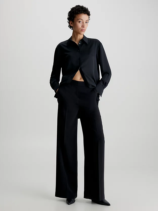 Calvin Klein Relaxed Lightweight Crepe Shirt 6 Calvin Klein Relaxed Lightweight Crepe Shirt - Image 4