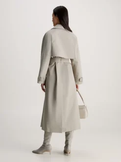 Calvin Klein Oversized Bonded Trench Coat -Everywear Shop K20K205939 AEK alternate2