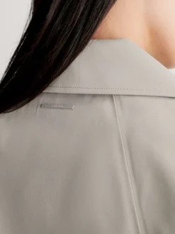 Calvin Klein Oversized Bonded Trench Coat -Everywear Shop K20K205939 AEK alternate4