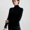 Calvin Klein Slim Merino Roll Neck Jumper -Everywear Shop K20K205989 BEH main