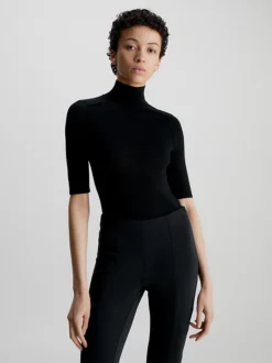 Calvin Klein Slim Merino Wool Bodysuit