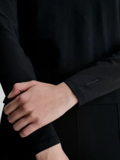 Calvin Klein Slim Modal Mock Neck Top -Everywear Shop K20K206067 BEH alternate3