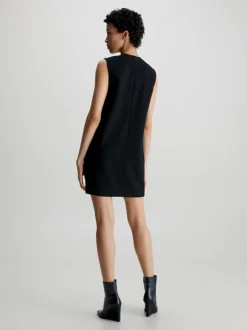 Calvin Klein Relaxed Sleeveless Shirt Dress -Everywear Shop K20K206261 BEH alternate2
