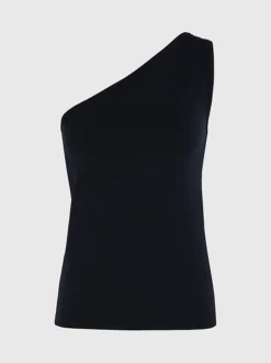 Calvin Klein Slim Modal One Shoulder Top -Everywear Shop K20K206267 BEH alternate5