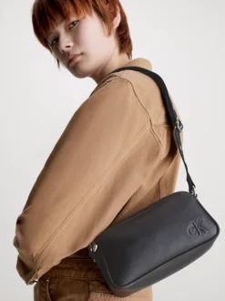 Calvin Klein Faux Leather Crossbody Bag -Everywear Shop K60K610326 BDS alternate2