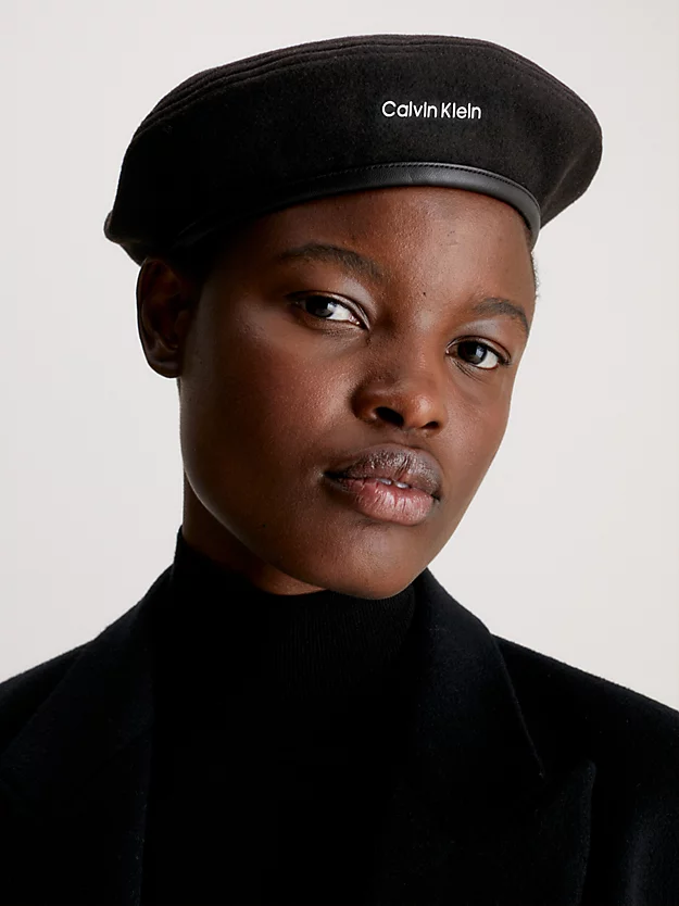 Calvin Klein Wool Blend Beret Hat 5 Calvin Klein Wool Blend Beret Hat - Image 3