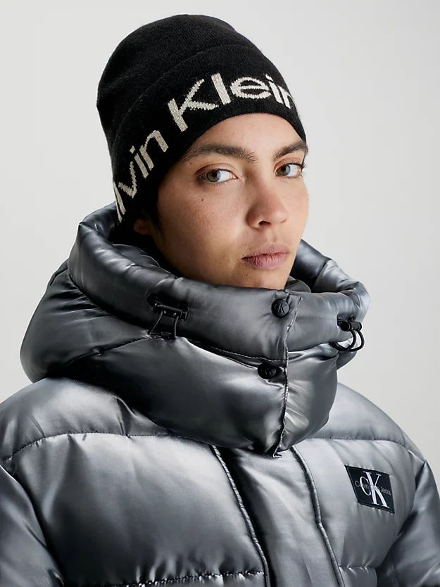 Calvin Klein Wool Blend Logo Beanie 5 Calvin Klein Wool Blend Logo Beanie - Image 3