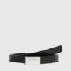 Calvin Klein Slim Leather Belt -Everywear Shop K60K611432 BEH main